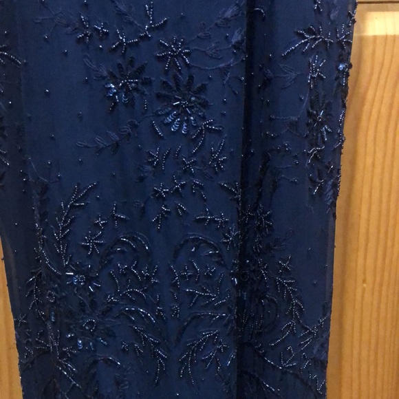 100% silk beaded evening gown ! - Picture 5 of 8